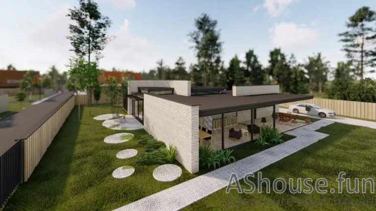 ashouse project - three wall house